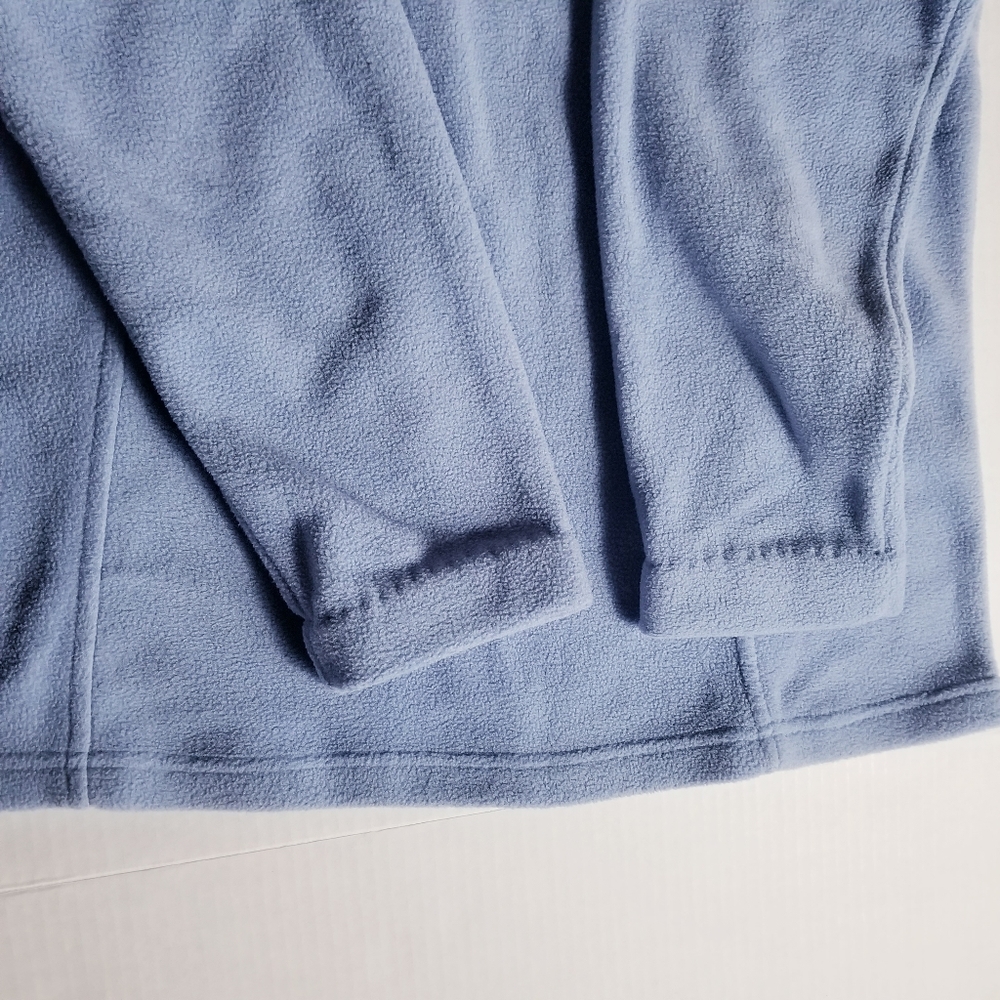 SCANDIA WOODS BLUE FLEECE QUARTER ZIP PULLOVER SIZE SMALL - Picture 7 of 7